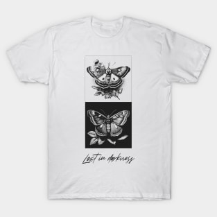 Lost In The Darkness - Moths T-Shirt